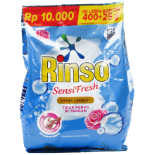 RINSO 400+25G SENSI FRESH