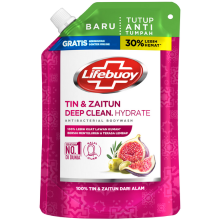 LIFEBUOY BW 400ML TIN&ZAITUN